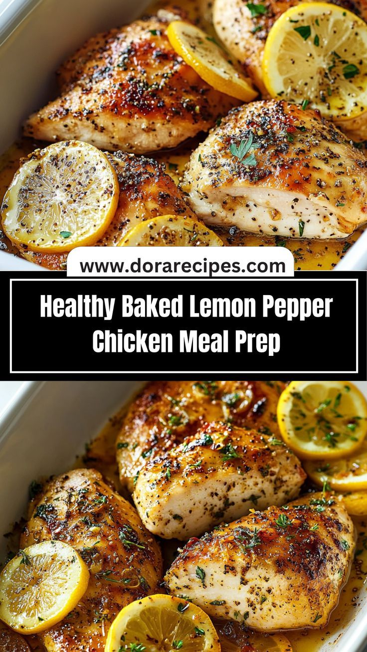 Perfectly Juicy Baked Lemon Pepper Chicken Thighs Recipe